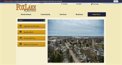 Desktop Screenshot of cityoffoxlake.org
